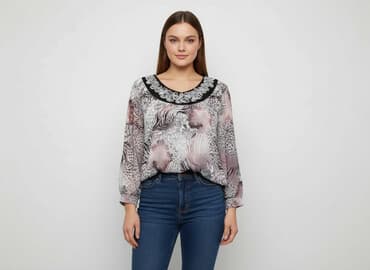 koszulka z jamnikiem reserved: Bluzka damska, rozmiar L — 6