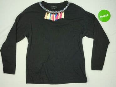 czarne t shirty i marynarka: Reserved, T-shirt damski, rozmiar XL — 3