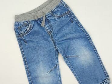 Denim pants, Topomini, 12-18 months, condition - Very good