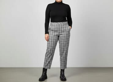 spodnie tiulowe: TU Woman, Spodnie materiałowe damskie, rozmiar XL — 7