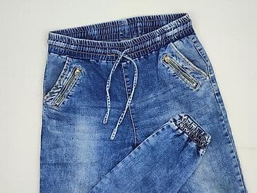dżinsy jogger: DENIM JEANS, Jeansy damskie, rozmiar M — 1