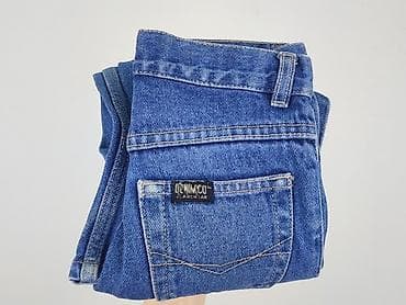 niebieski sweter hm: Spodnie jeansowe, DenimCo, 5-6 lat, 116, stan - Idealny — 6