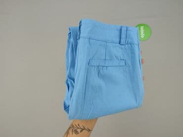 krótkie spodenki z szerokimi nogawkami: New Collection, Spodnie materiałowe damskie, rozmiar S — 6