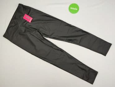 legginsy ocieplane z futerkiem: Leggings, Legginsy Ze skóry ekologicznej damskie, rozmiar XL — 2