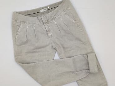 ccc srebrne buty: Bershka, Spodnie materiałowe damskie, S — 1