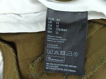 Women's Clothing: H&M, Material trousers for women, size 2XL (EU 44) — 5