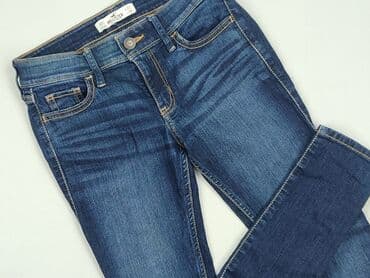 woskowane legginsy z wysokim stanem zara: Hollister, Jeansy damskie, rozmiar M — 1