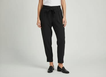 spodnie czarne materiałowe damskie: Spodnie materiałowe damskie, rozmiar M — 6