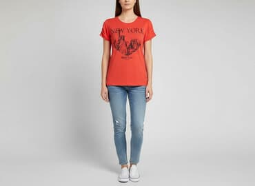 new yorker los angeles t shirt: T-shirt damski, rozmiar S — 1