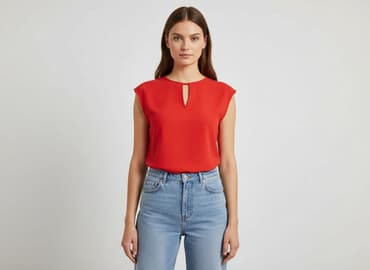 reserved czerwona bluzki: Bluzka damska, rozmiar S — 6