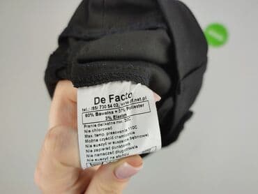 deezee sandaly czarne: Defacto, Spodnie materiałowe damskie, rozmiar M — 5