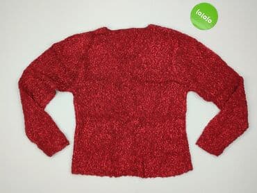 sweter czerwony: Kardigan damski, rozmiar M — 3