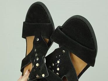 sandały na paskach: Sandały damskie, rozmiar 37 — 5