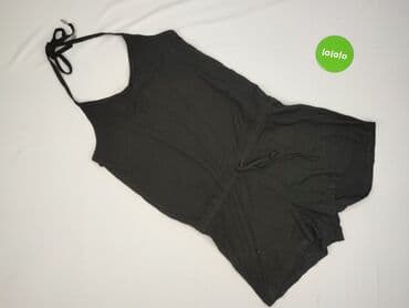 krótkie spodenki ogrodniczki damskie: UpFashion, Kombinezon damski, rozmiar M — 2