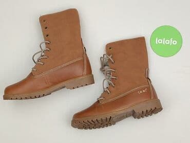 nieprzemakalne ocieplane buty zimowe z wysokimi cholewami: Botki damskie, rozmiar 40 — 3