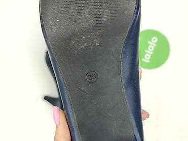 ccc koturna: Granatowe czółenka na obcasie - Klasyczny fason z zaokrąglonym — 5