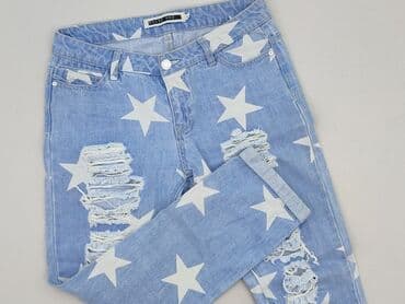 biale szerokie jeansy: Noisy May, Jeansy damskie, rozmiar S — 1