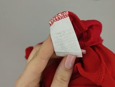 czerwona bluzki wieczorowe: Bluzka damska, rozmiar S — 5