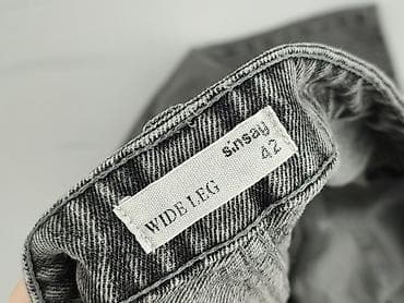 jeans wide: Sinsay, Jeansy damskie, rozmiar XL — 4