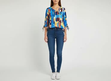 bluzka w kwiaty new yorker: Bluzka damska, rozmiar M — 7