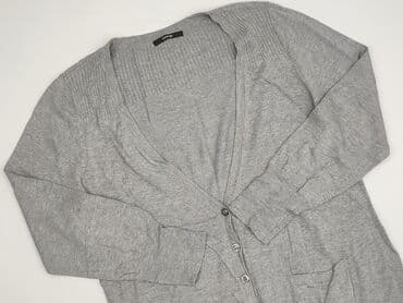 sweter geometryczny: George, Kardigan damski, XL — 1