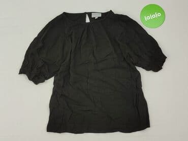 bluzki z bufiastymi rękawami czarne: Oliver Bonas, Bluzka damska, rozmiar S — 3