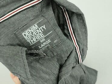koszulka mala mi reserved: Denim, Koszulа dla mężczyzn, L — 4