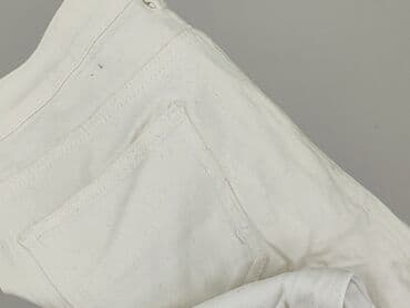 biale szerokie jeansy: Shein, Jeansy damskie, rozmiar S — 5