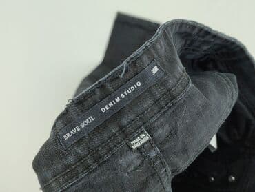 czarne jeansy męskie reserved: Jeansy dla mężczyzn, rozmiar M — 4