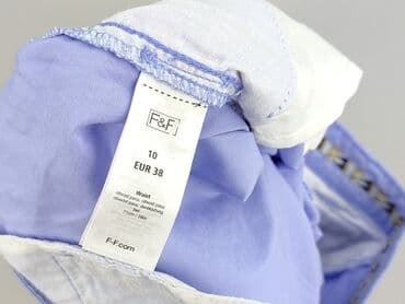 granatowe chinosy damskie: F&F, Spodnie materiałowe damskie, rozmiar M — 5