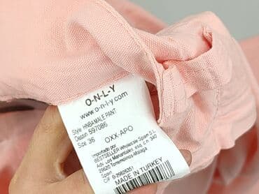 spodnie lyocell: ONLY, Spodnie materiałowe damskie, rozmiar S — 5