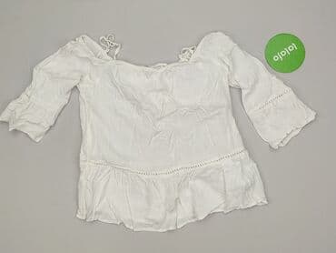 bluzki z lnu na lato: Sinsay, Women's blouse, size M (EU 38) — 2