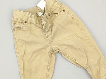 lniany kombinezon hm: Spodnie jeansowe, H&M, 3-6 miesięcy, stan - Bardzo dobry — 1