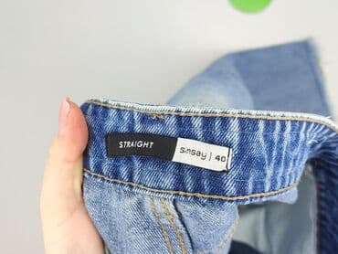 sinsay dżinsy z dziurami: Sinsay, Jeansy damskie, rozmiar L — 4