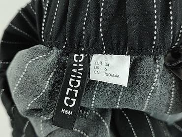 granatowe dresy h m: H&M Divided, Spodnie materiałowe damskie, rozmiar XS — 5