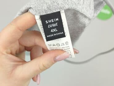 długość koszulki a wzrost: Shein Curve, Top damski, rozmiar 4XL — 4