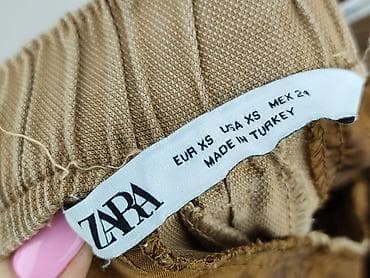 klapki zara biale: Zara, Spodnie materiałowe damskie, rozmiar XS — 4