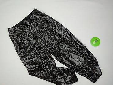 Women: River Island, Material trousers for women, size L — 2