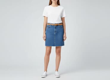 spódnice jeansowe duże rozmiary: H&M, Spódnica damska, rozmiar S — 1