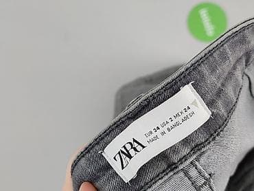 dżinsy pumpy: Zara, Jeansy damskie, rozmiar 2XS — 4