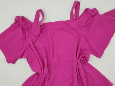 niebieska satynowa sukienka zara: Women's blouse, size XL (EU 42) — 1