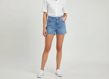 krótkie spodenki z wysokim stanem sinsay: Sinsay, Szorty damskie, rozmiar S — 1