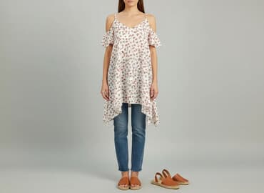 sukienka i sandały na koturnie: Wednesday‘s Girl, Tunika damska, rozmiar L — 1