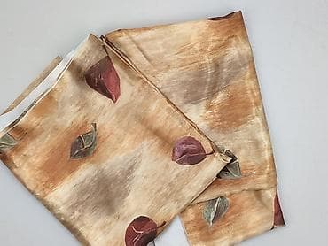 obrus 200x150: Zasłony dekoracyjne w liście – komplet 2 szt. - Materiał: tkanina — 1
