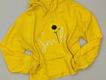 bluzy ze śmiesznym napisem: Smile, Bluza z kapturem damska, rozmiar M — 2