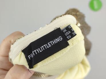 srebrne sukienki na imprezę: PrettyLittleThing, Сукня жіноча, розмір M — 4