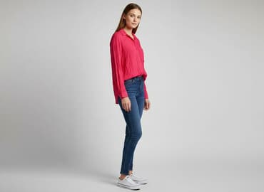 czerwone body bershka: Bershka, Bluzka damska, rozmiar XS — 6