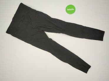 legginsy bawełniane z wysokim stanem: H&M, Leggings Elegant for women, size M — 4