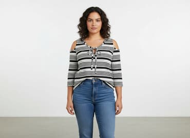 bluzka damska na jedno ramię: Edited, Bluzka damska, rozmiar XL — 1