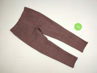 zara woskowane spodnie: Material trousers for women, size XL (EU 42) — 3